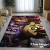 Tappeto Area Antiscivolo Horror Freddy F-FNAF Giochi Soggiorno Tappeto Morbido per Camera da Letto Stanza dei Giochi dei Bambini Divano, Zerbino Decorazione per la Casa Regalo