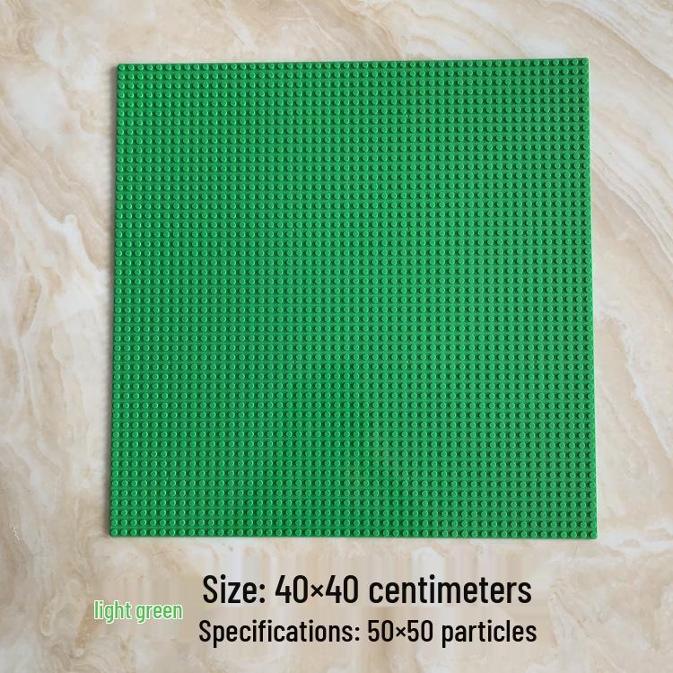 

Велика основа 40x40 см для будівельних блоків, 50x50 штифтів, сумісна для творчого складання та підлоги для настінних сцен 40*40cm