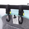 Universal Baby Stroller Hooks Accessories 360 Degree Large Hooks Umbrella Car Magic Tape Hooks 2 Pcs Set Home Essentials
