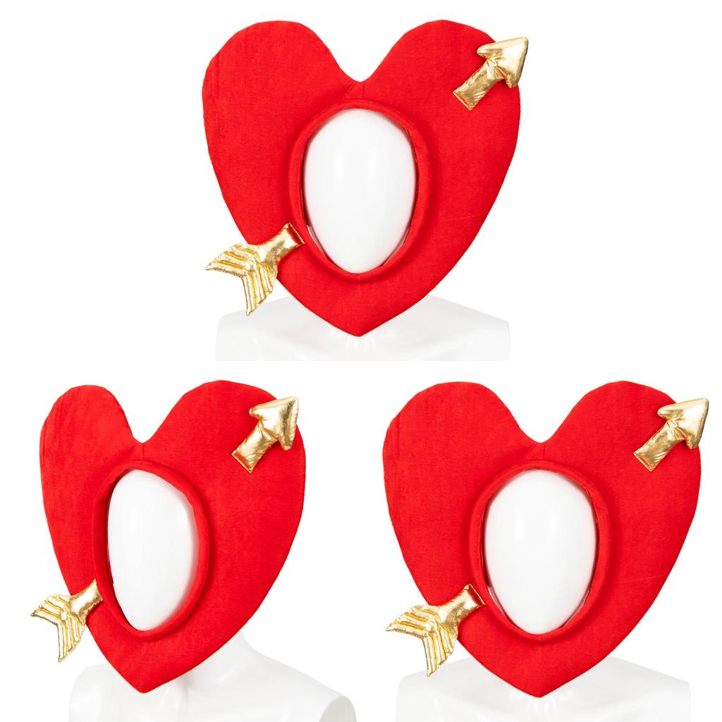 Cupid Heart Headgear Cosplay Costume Prop For Valentines Day Parties