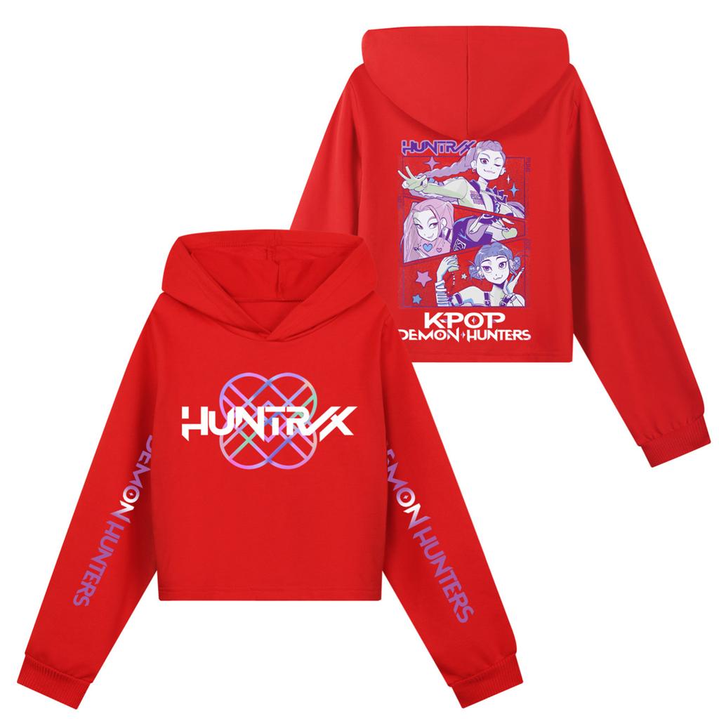 Kids' Long Sleeve Loose Pullover Letter Print Drawstring Hooded Sweatshirt