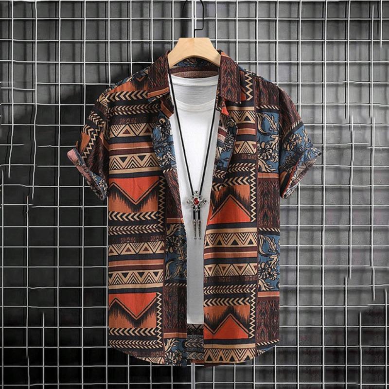 Sommer 3D Graffiti Blossom Gedruckt Shirts Für Männer Kinder Mode Streetwear Langarm T Shirt Unisex Hawaiian Shirts Blusen