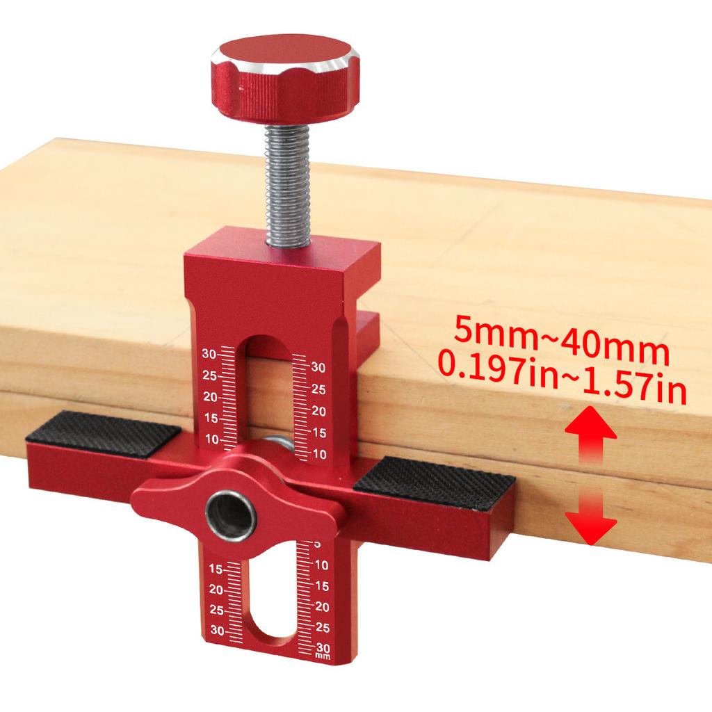 Woodworking Cabinet Door Installation Tool W/ Adjustable Positioner Cabinet Door Positioning Tool Quick Installing Cabinet Doors