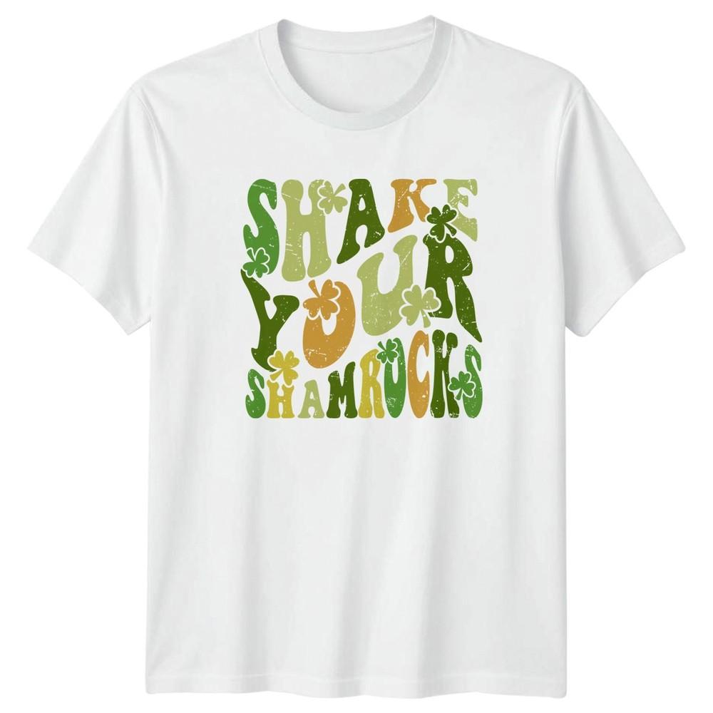 Shake Your Shamrocks TShirt Retro St Patricks Day Gift For Him And Her S