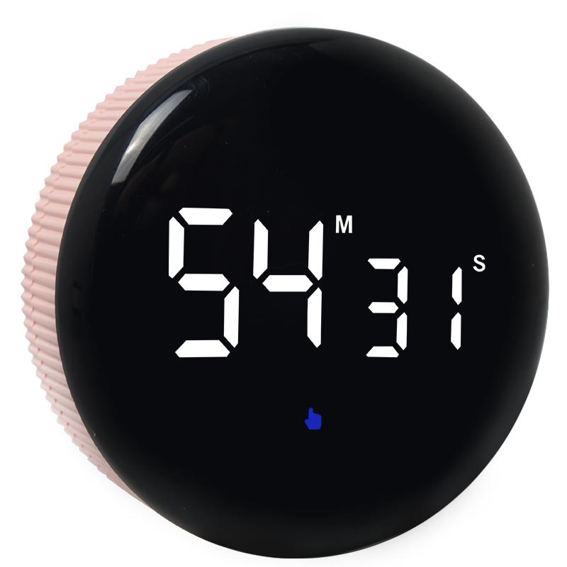 1PC Student Digital Silent Timer Magnetic Kitchen Electronic Timer Learn Countdown Reminder (Built-in Rechargeable Lithium Batte