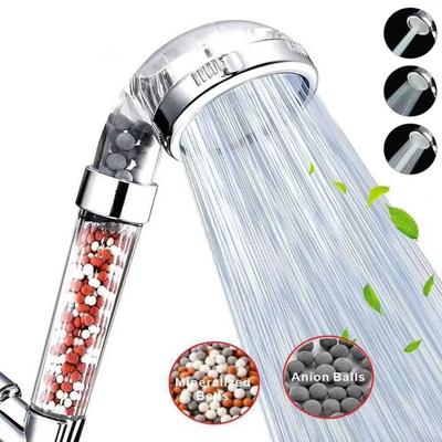 3 Modes SPA Shower Head High Pressure Saving Water Shower Filter Massage Shower Head Hook Hose Bathroom Innovative Accessories