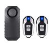Mengshen Bike Alarm Bike Security 110dB Waterproof Vibration Motion Sensor Remotes Anti-Theft Alarm, Alarm, (Two Included)