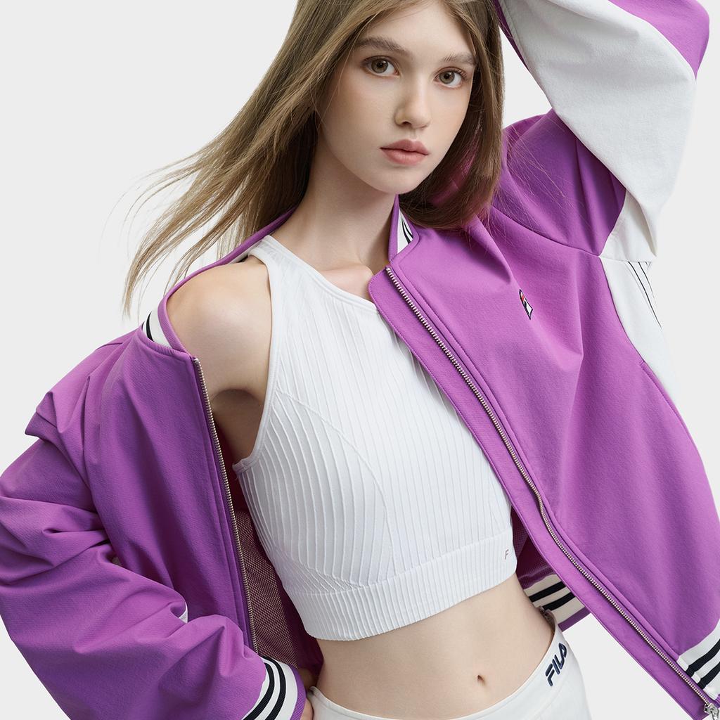 New FILA Retro Jackets Men's Jinghe Purple F11U447701FDP