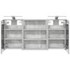 Bathroom Cabinet Set 3 Pcs 100 X 10.5 X 50 Cm Particleboard