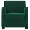 Armchair Dark Green Velvet