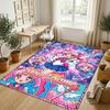 Personlig Kristallsammetsmatta, Sailor Moon Anpassat Tryckt Namn, Plyschmatta för Heminredning Inomhus
