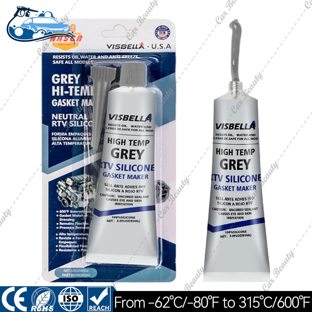 Red Gasket Maker High Temperature Sensor Safe Neutral RTV Silicone Sealant Non-Corrosive for Bonding Internal Combustion Engines