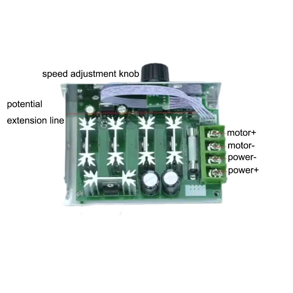 12V-50V DC Motor Speed Regulator 750W High-Power Motor Speed Governor Forward And Reverse Motor Drive 30A Motor Control Switch