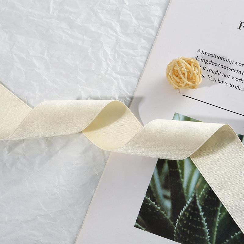 Double-Sided Matte Webbing Thickened Polyester-Cotton Jewelry Trophy Decorative Accessories Bow Colored Ribbon