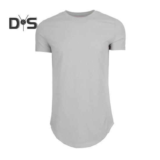 Men Shirt Top Round Neck Short Sleeve Solid Color Design Soft Breathable Regular Fit Casual Sports Fitness Shirt Daily Wear