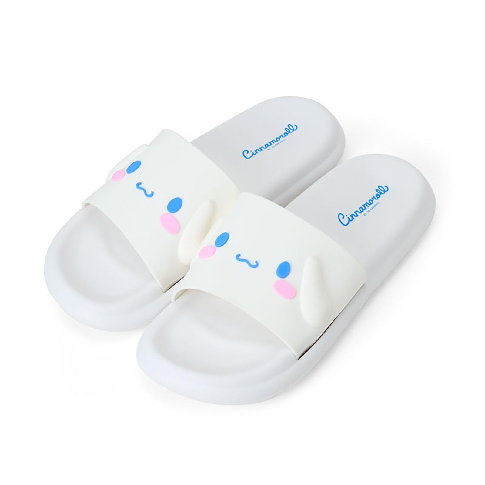 

Sanrio Room PVC EVA 318400 Face-Shaped Sandals, Cinnamoroll, Poolside/Veranda Slippers, Upper Resin, Sole Resin,