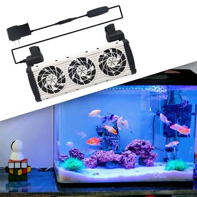 Fish Tank Chiller Aquarium Cooling Fan, Pets Supply Speed Fan for Water Tank,