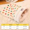 Cozy Winter Cat Bed - Enclosed Down Pocket, Kitten Sleeping Bag Nest, Warm Pet Bed for Dogs.