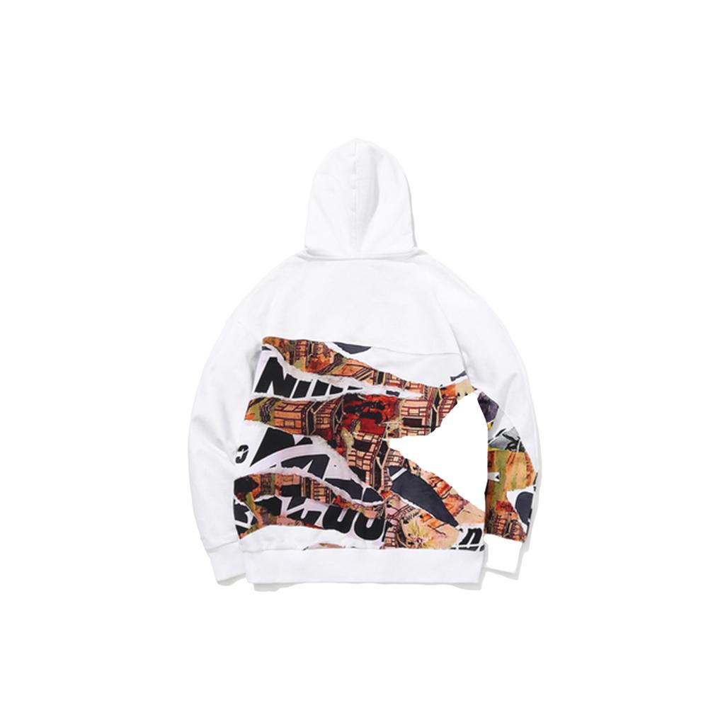 Li-Ning Dunhuang Museum Co-Branded CF Trace Series Pullover Hoodie Unisex Tops AWDQ676-1