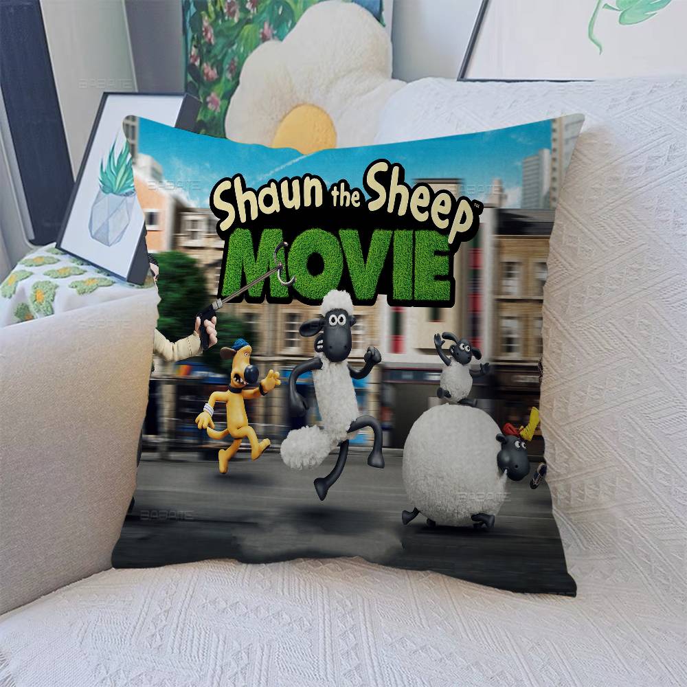 Cartoon S-shaun The S-sheep Pillowcase Toon Gift Cushion Cover Bedroom Home Sofa Chair Seat Decor Pillow Case