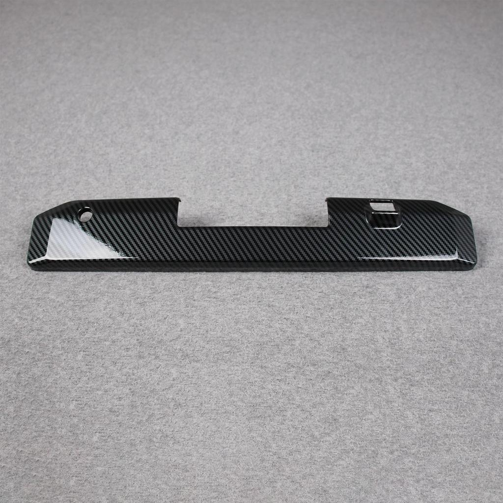 RUIQ Mitsubishi Triton Außen-Heckklappengriff Exklusiv für den neuen Mitsubishi Triton entwickelt Zierleiste aus Kohlefaser, (Schwarzes Finish)