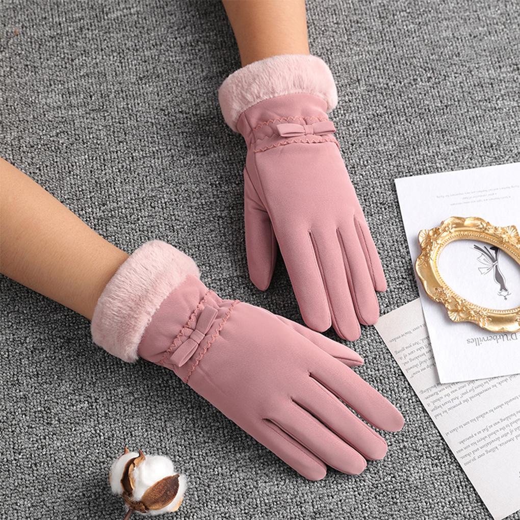 Winterhandschuhe zum Warmhalten, schöne Mädchenhandabdeckung, Touchscreen, Radfahren, Damenhandschuh, Kleidungszubehör, weibliche Handwärmer