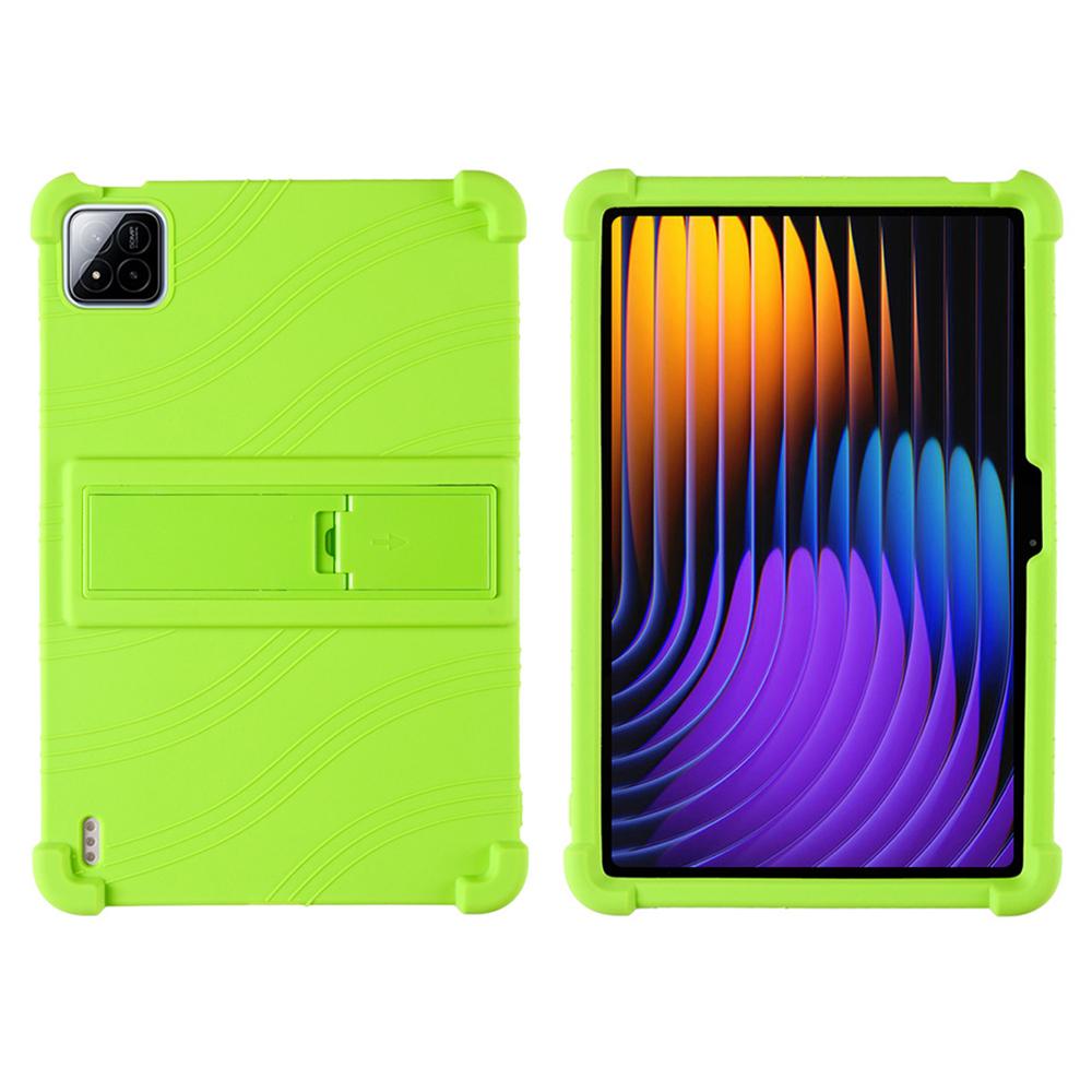 

Для Xiaomi Pad 7/Pad 7 Pro Силіконовий чохол з підставкою Міцний захисний чохол Green