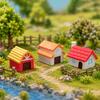 Fish Tank Landscaping Miniature House Figurine, Mini Ornament for Micro Landscape, Small Decor Decoration Doll Fairy Garden Planter Pot Carved