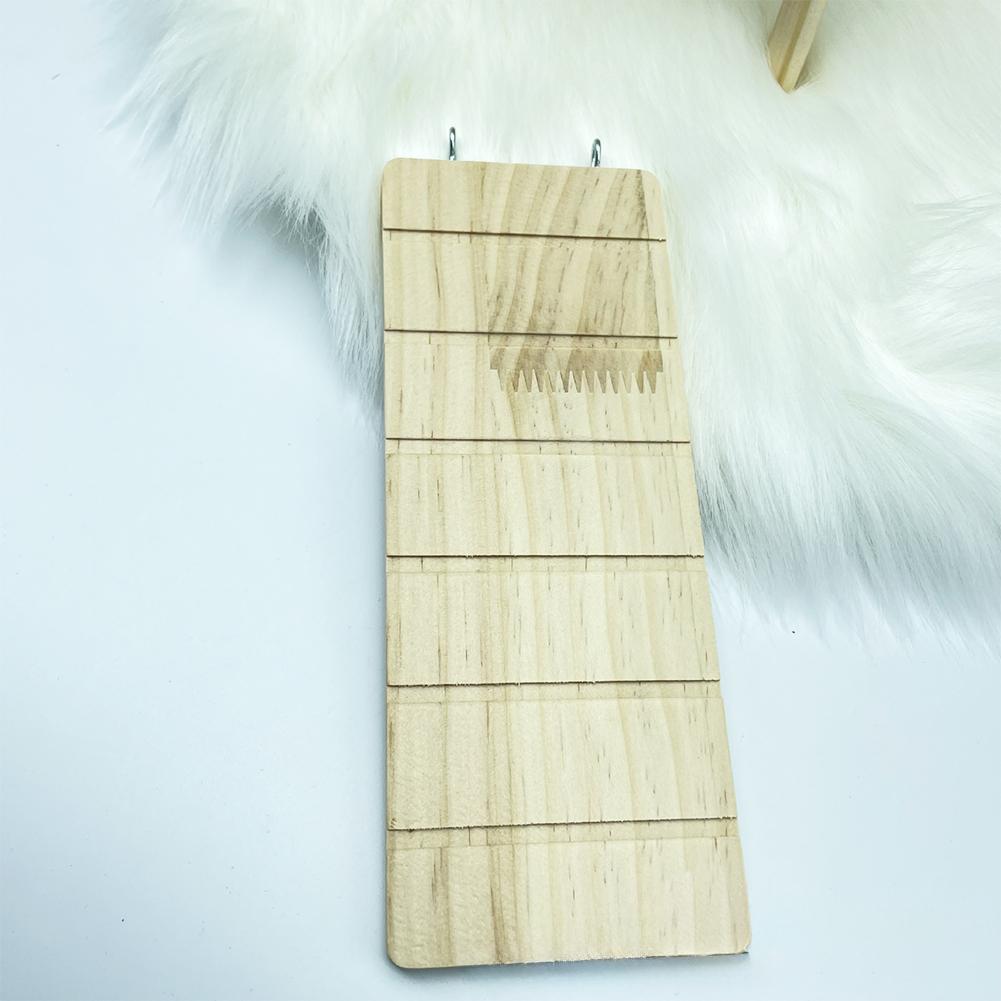 Pine Wood Hamster Ladder Platform Climbing Toy House Cage Accessories for Small Pets Hamster Mice Pet Supplies