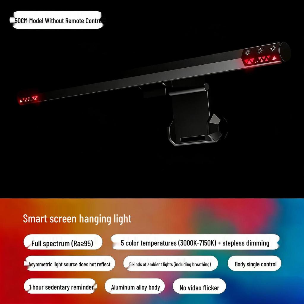 Full Spectrum LED Desk Lamp with Anti-Glare, Ra95 High Color Rendering, and Eye Protection