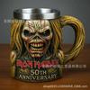 Tazza Modello Periferico 50° Anniversario Band Iron Maiden Tazza 3D 50° Anniversario Band Iron Maiden Modello Regalo Periferico Ornamenti