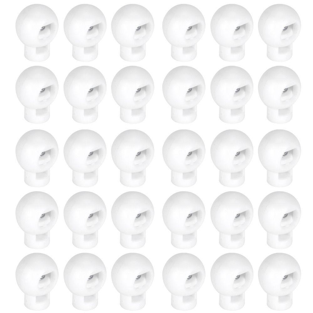 300pcs Spring Loaded Cord Locks Single Hole Toggle Stopper Lanyard Spring Clip Luggage Accessories