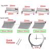 2pcs Strap Adapter Watch Band Pin Connectors 20mm To 18mm 20mm 22mm To 22mm 22mm To 20mm Quick Release Spring Bars Accessories