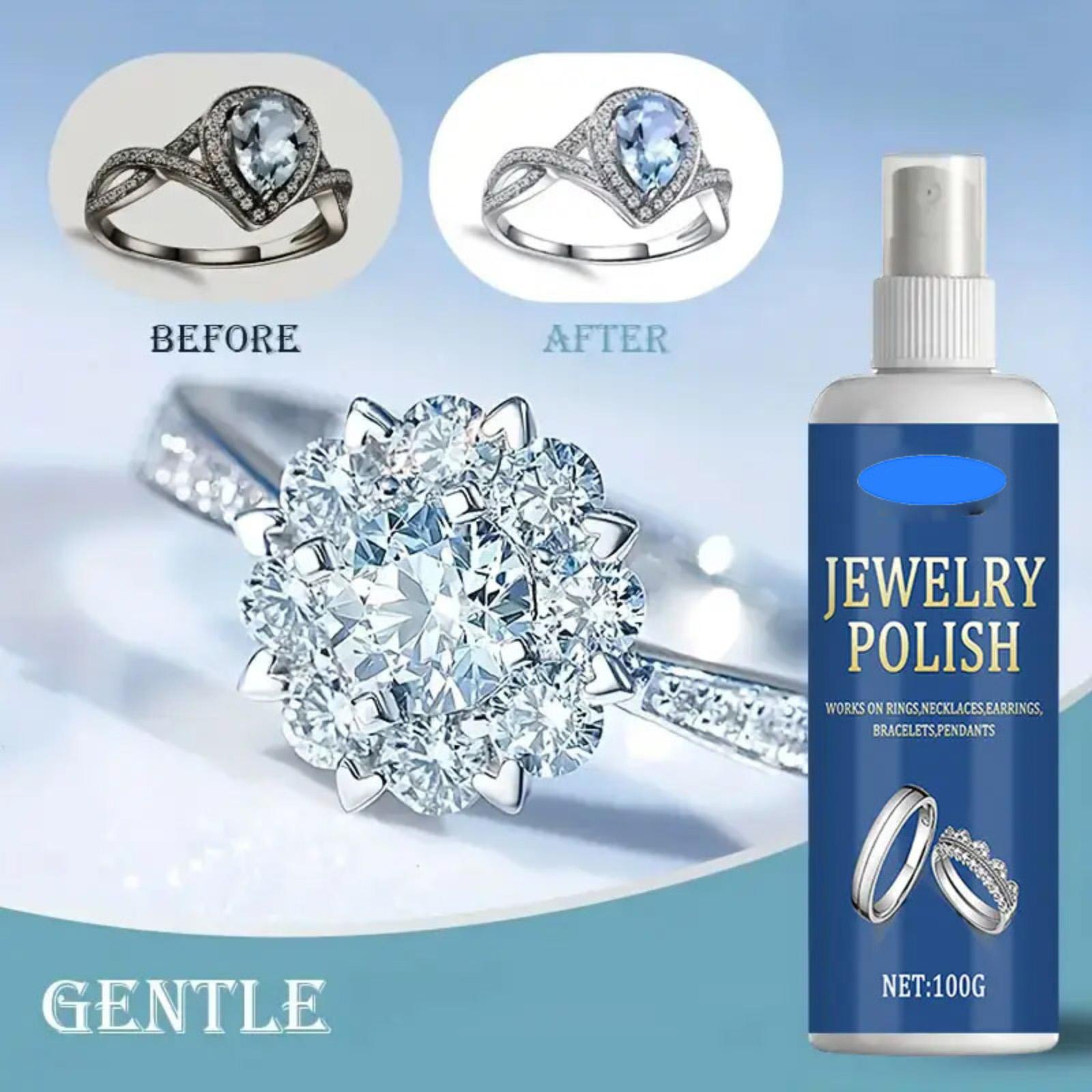 

100ml JEWELRY POLISH Spray To Quickly Repairs And Protects The Metal Surface Of Jewelry One Size