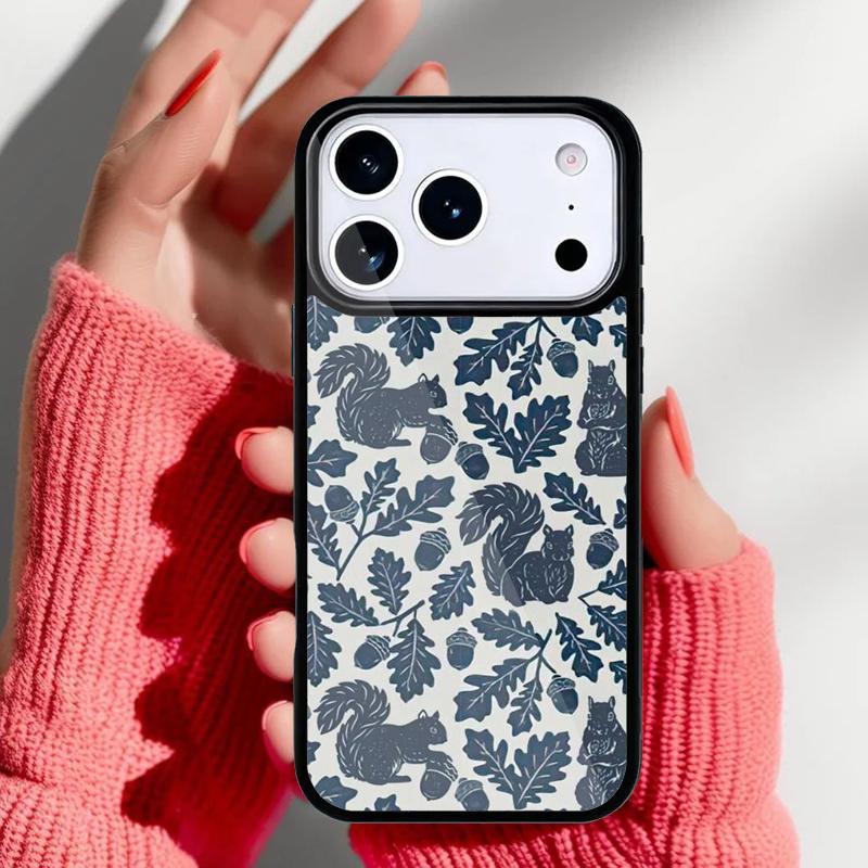 Funny Animal Squirrel Phone Case for iPhone 17 16 15 14 13 Pro Max Back Cover for 12 11 Pro Coque