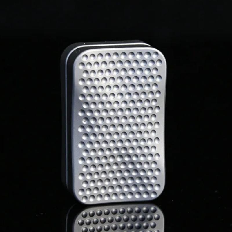 Mechanischer Schieber Fidget Magnetische Druckkarte Schiebeplatte Haptische Münze EDC Metall Sensorische Stressabbau Spielzeuge Angst lindern