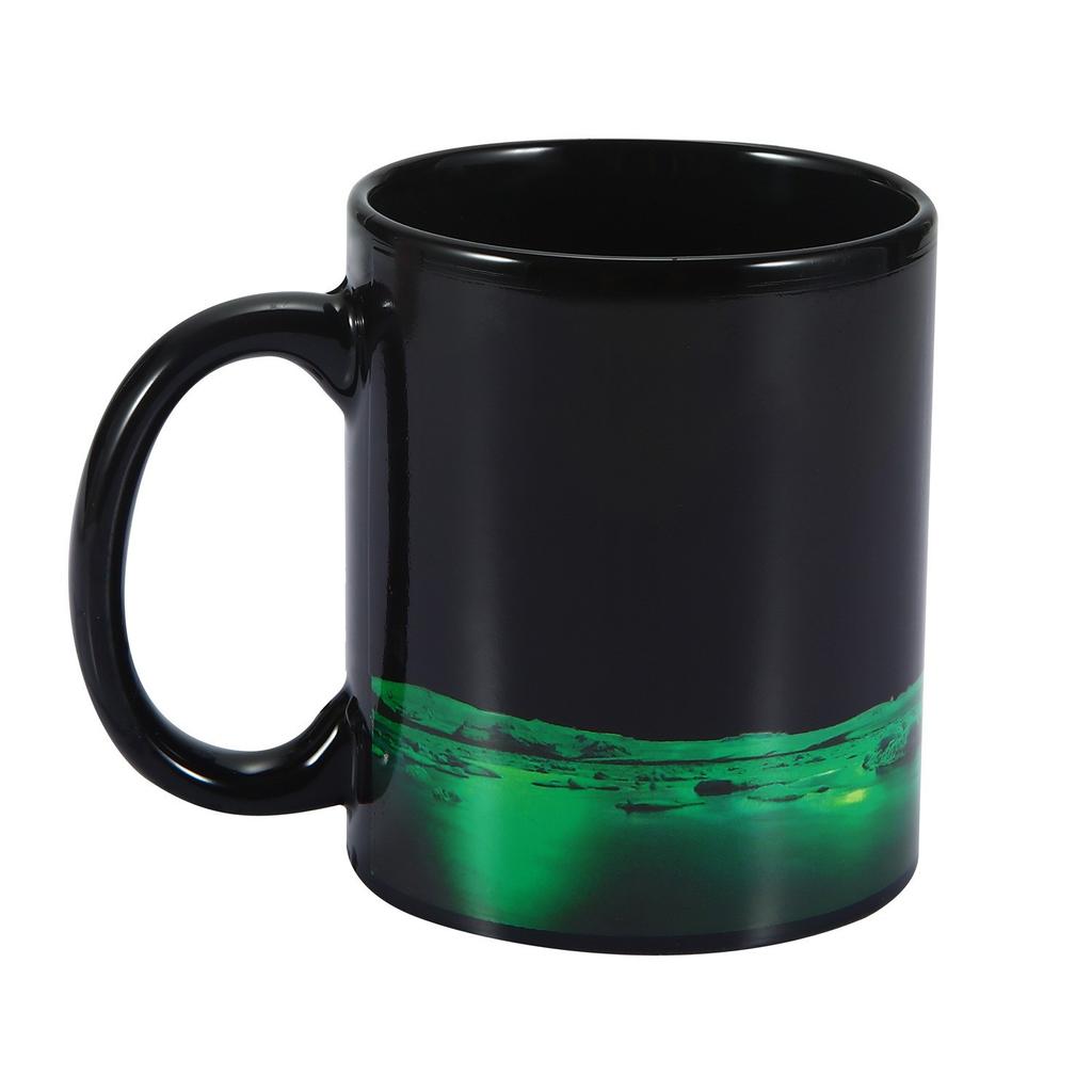 Northern Lights Valentine'S Day Ceramic Coffee Mark Cup Color Changing Cup Water Aurora Borealis