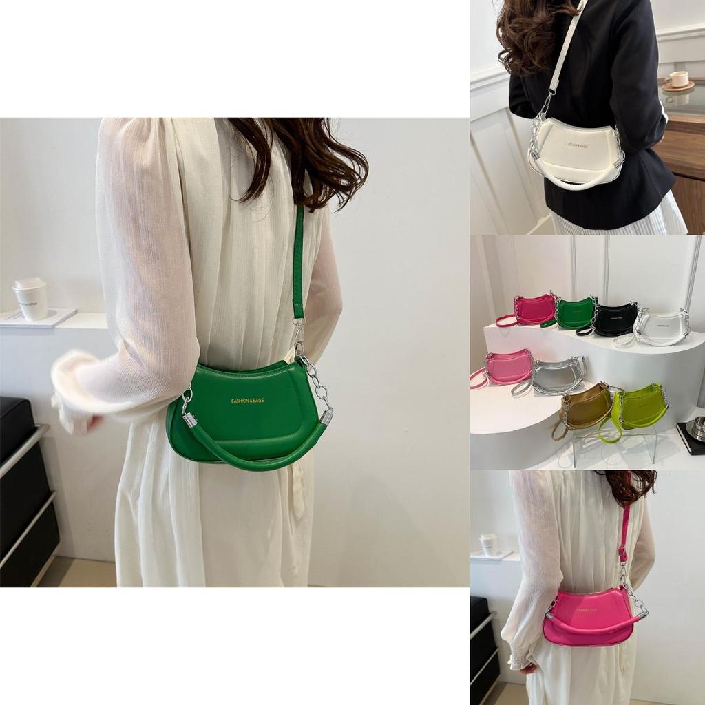 Chic Pu Leather Shoulder Bag New Design Vintage Style For Street Fashion