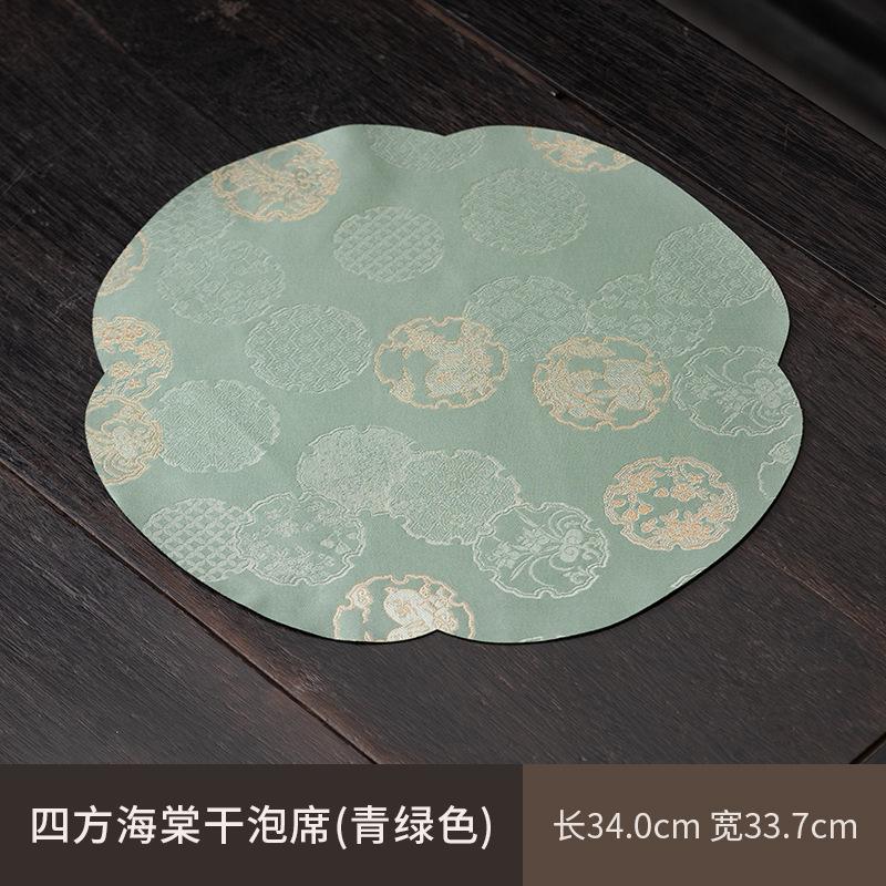New Chinese Style Tea Mat Retro Table Cloth Towel Brocade Waterproof Anti-scalding Absorbent Tea Table Mat Teapot Teacup Mat