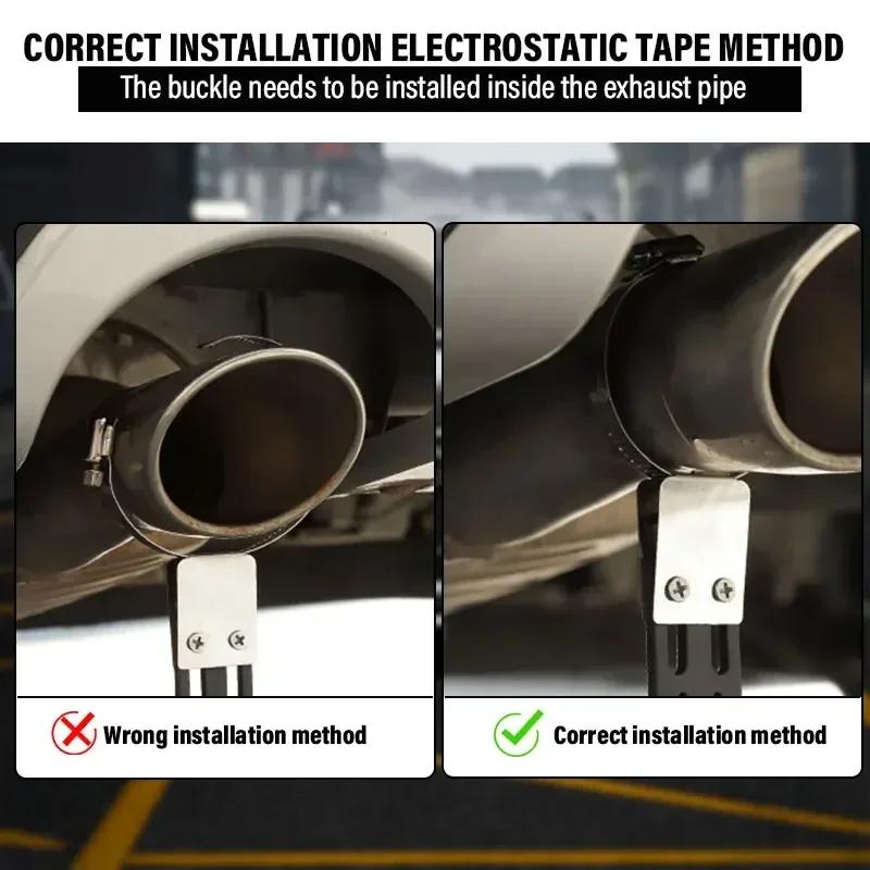 2025 Hot Auto Car Anti-Static Earth Ground Wire Belt Anti-Static Flex Strip For Honda Civci CRV Accord Mugen FIT City CRZ Jazz D
