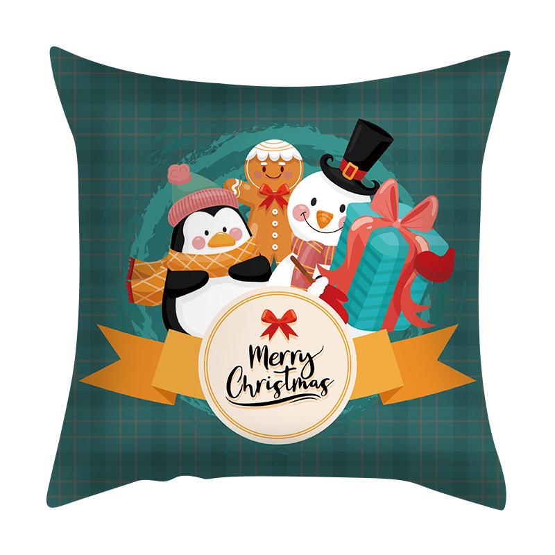 Santa Claus Pillowcase Nordic Cross-border Living Room Bedroom Cushion Pillow