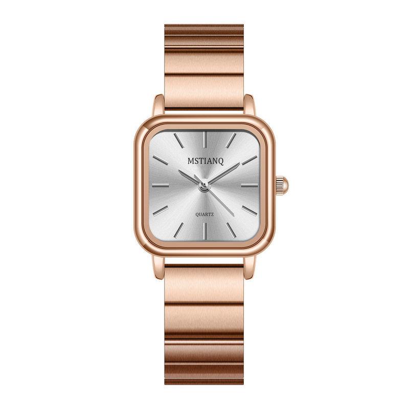 Watch Female High School Student Niche Temperament Wind Light Luxury Korean Square Bamboo Fashion Women'S Watch