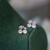 Cherry Stud Earrings Women's Simple Niche Design Sense Pink Opal Fruit Earrings Summer