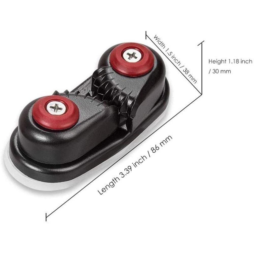 Aluminiowe klamry zaciskowe do łodzi - 86x38mm Anodowane morskie klamry zaciskowe do żaglówek, kajaków, canoe, łodzi pontonowych (15mm Linia Maks)