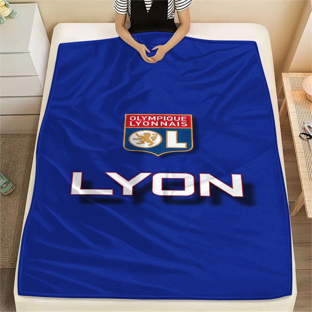 Lyon Logo Blanket, High Quality Comfortable for All Seasons, Home Decor, Warmth and Comfort