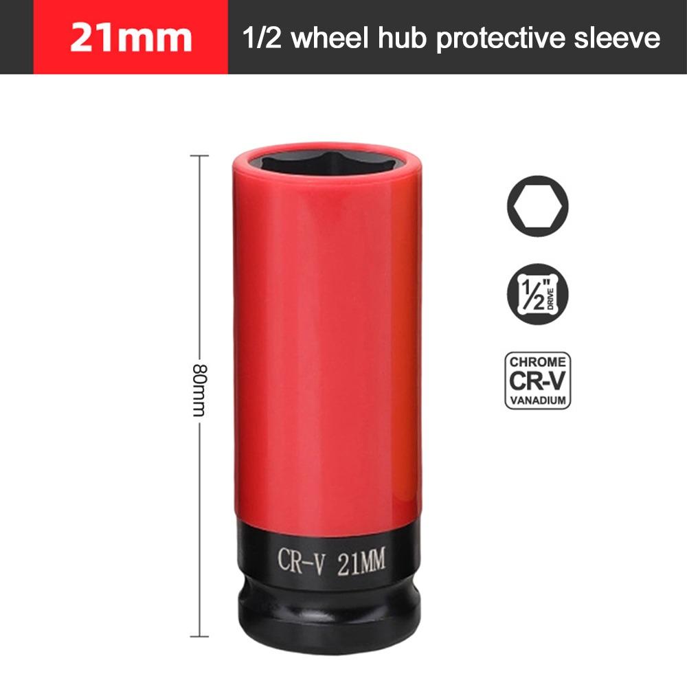 1Pcs 1/2 Inch Drive Wheel Protector Socket Deep Impact Socket  for Car Tire Bolt Removal