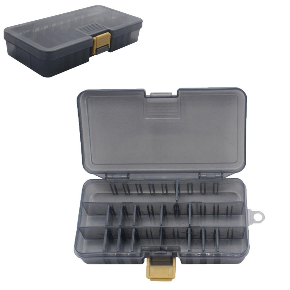 2PCS Clear Transparent Lid Fishing Lure Storage Case Fishing Lure Box  for Anglers