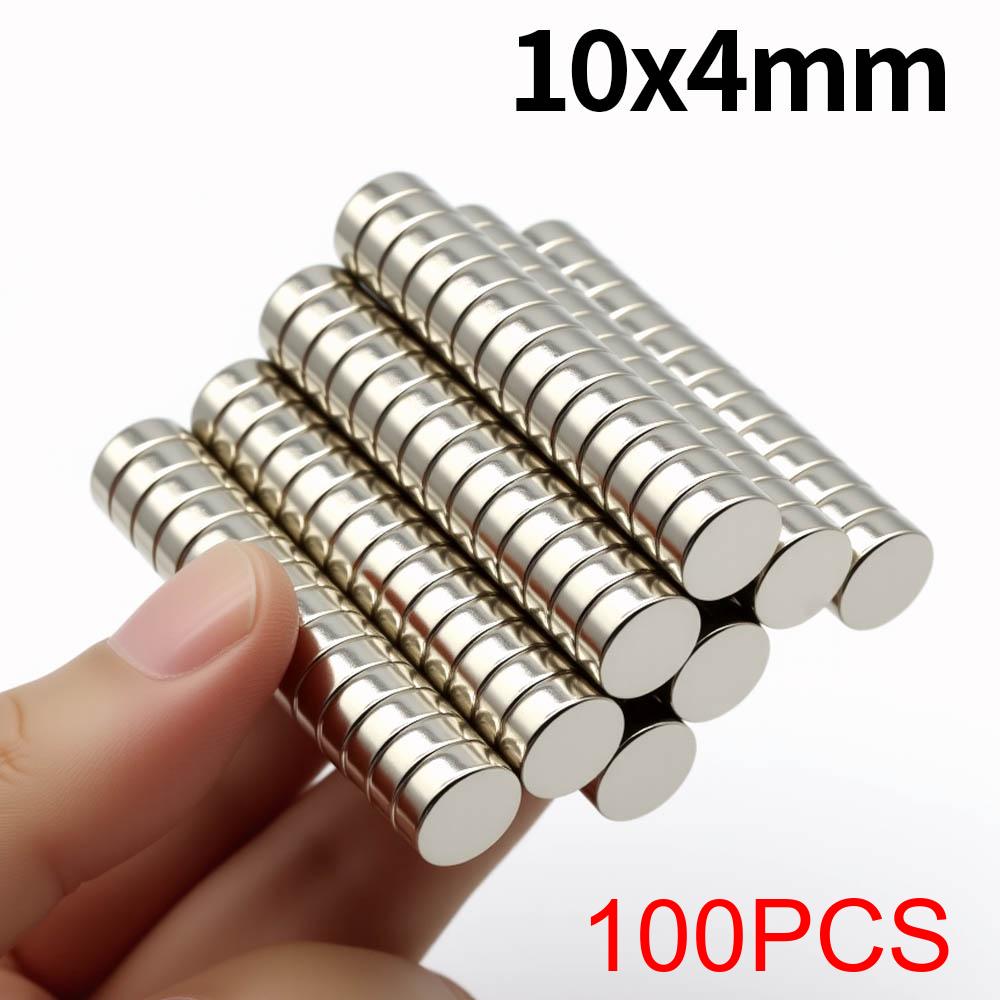 10x4mm Super Strong Neodymium Magnet N35 NdfeB Permanent Magnetic Imanes Round Powerful Magnets Refrigerator Magnet