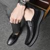 Men Loafers Genuine Leather Casual Shoes Autumn Male Outdoor Walking Shoes Comfortable Mens Sneakers Soft Loafers Men's Shoes
