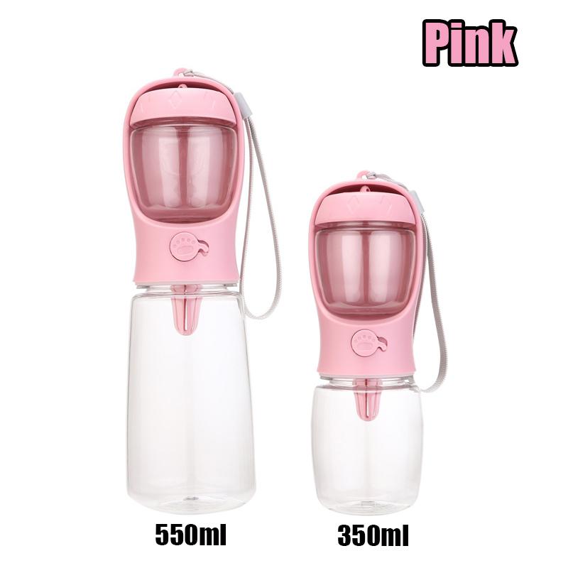 2 In1 Dog Water Bottle With Storage Food And Water Container For Puppy Portable Pets Dog Feeder Bowl Outdoor Travel Pet Supplies